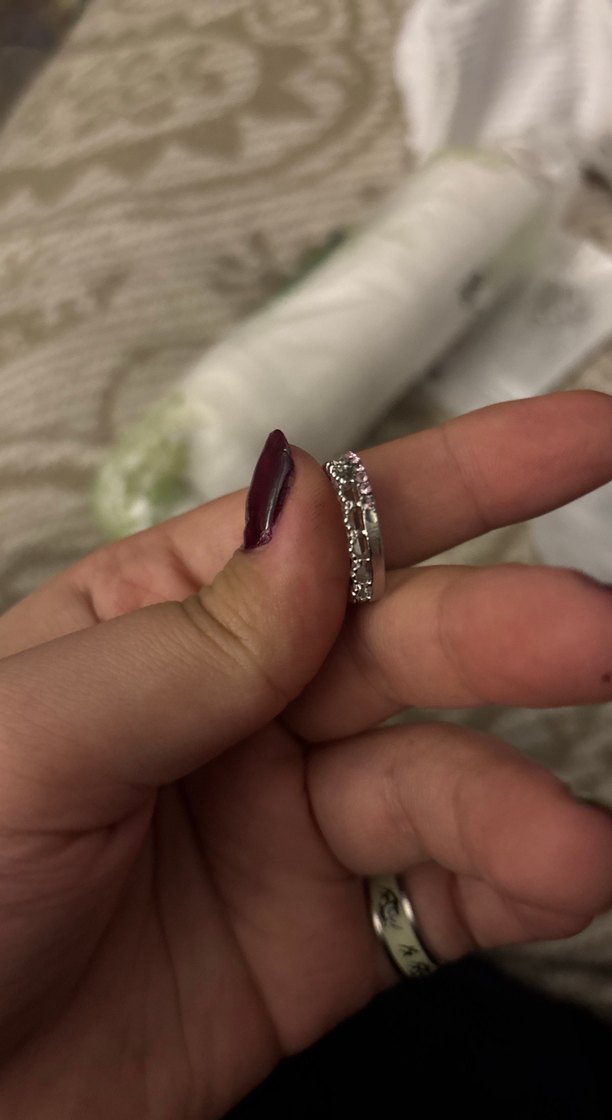 Pul İşlemeli Yılan Desenli Kadın Yüzük - Görsel 2