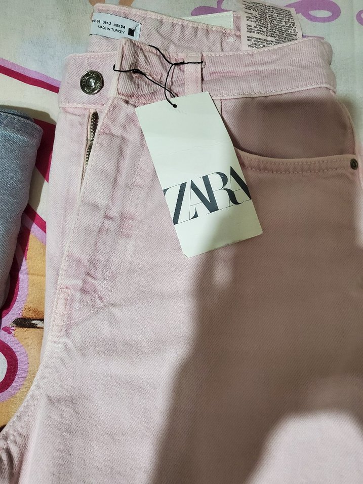 Zara Yüksek Bel Geniş Paça Jean - Görsel 3