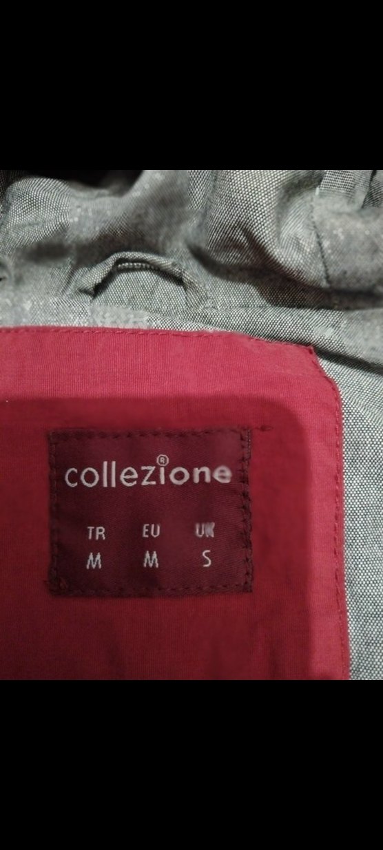 Bordo Kapüşonlu erkek mevsimlik mont - Görsel 2