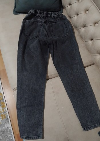 Beli lastikli Kadın Denim Pantolon - Görsel 3
