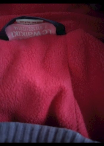 Kız Çocuk Kapüşonlu Mor Fermuarlı Yelek - Görsel 3