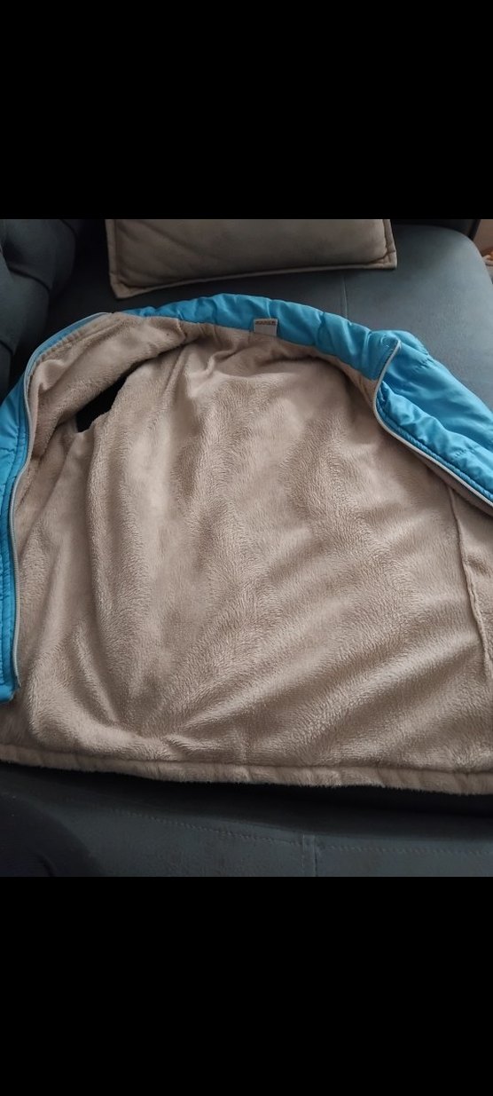 Çocuk Mavi Fermuarlı Yelek - Görsel 3