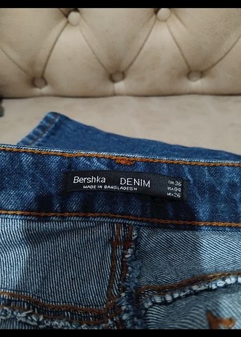 Bershka lacivert kot bayan - Görsel 4