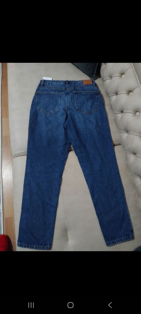 Bershka lacivert kot bayan - Görsel 3