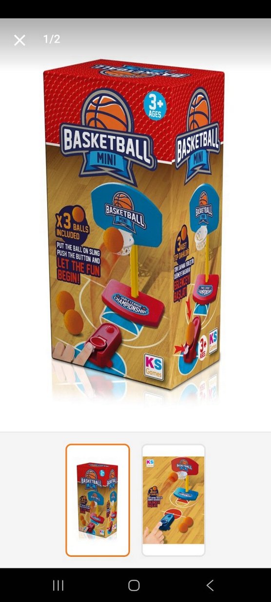 Renkli Mini Basketbol Seti - Görsel 4