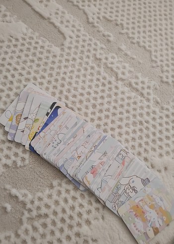 cinnamoroll lomo kart ve sticker