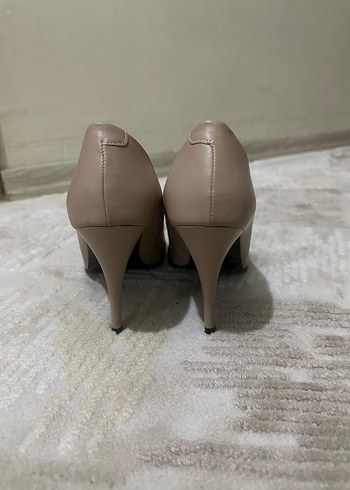 Diğer Diger Bej Kadın Stiletto Topuklu Ayakkabı