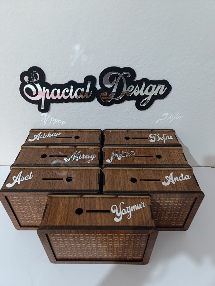 Kişiye Özel isimli 10 bin TL Hedef Kumbara - Görsel 4