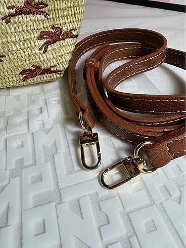 Beden camel Renk Longchamp Hasır