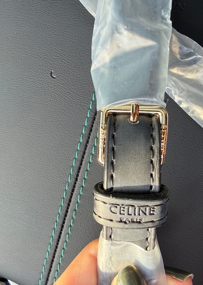 Celine Triomphe Mini Askili Kadin Çantasi - Görsel 3