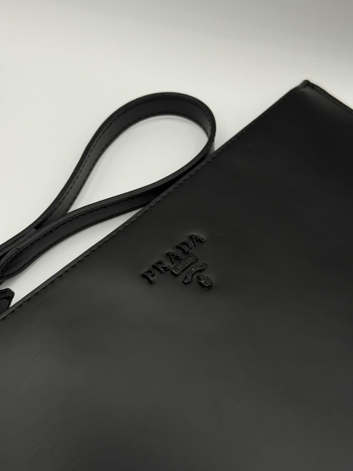 Prada Siyah İthal Kadın Clutch Çanta — görsel 5/8