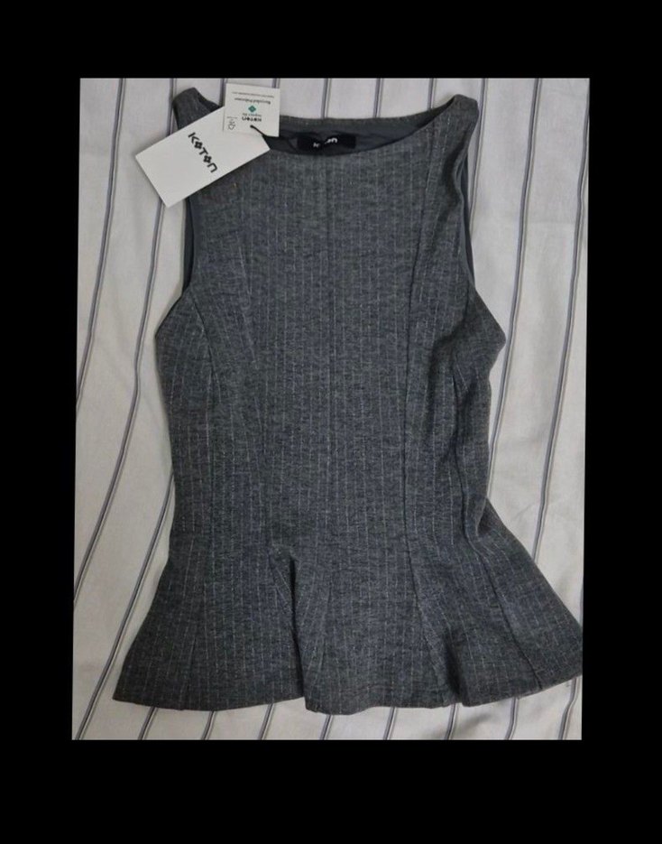 office siren peplum bluz etiketli - Görsel 2