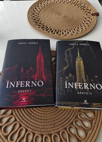 Asena Nişikli - İnferno Kanto I & II Roman Seti