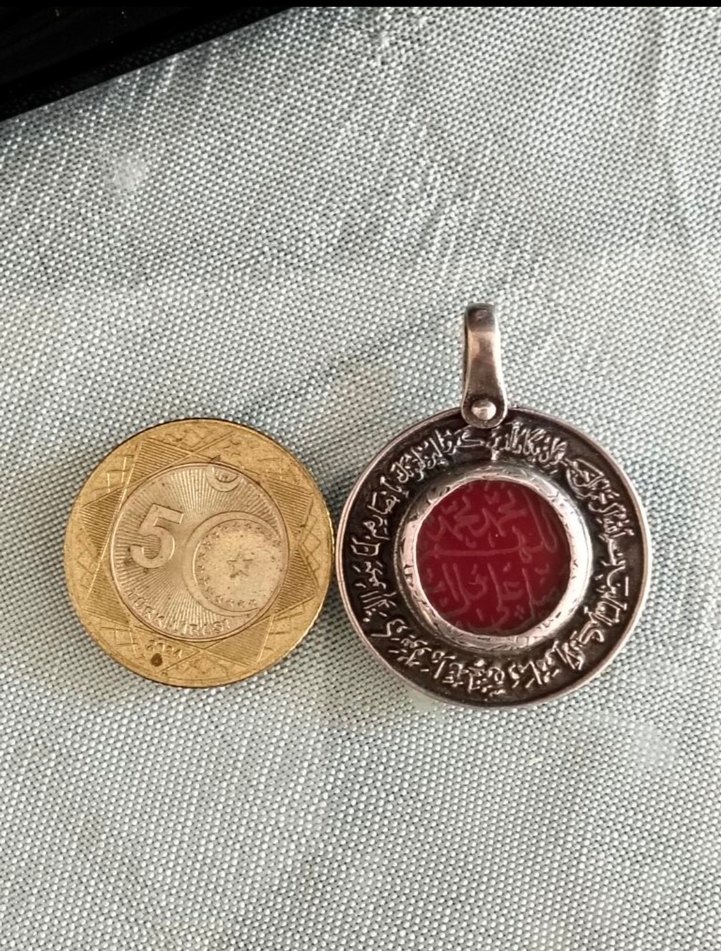 Akik Gümüş Kadın Kolye Ucu - Görsel 3