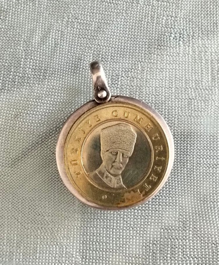 Akik Gümüş Kadın Kolye Ucu - Görsel 4