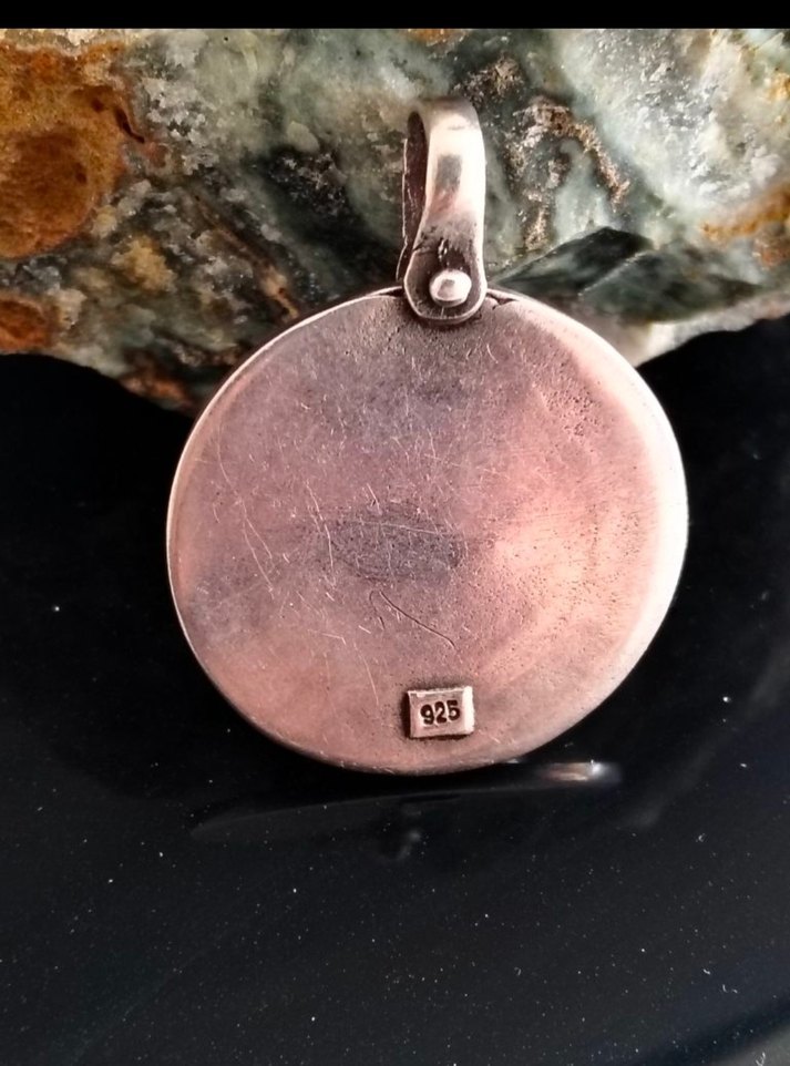 Akik Gümüş Kadın Kolye Ucu - Görsel 2