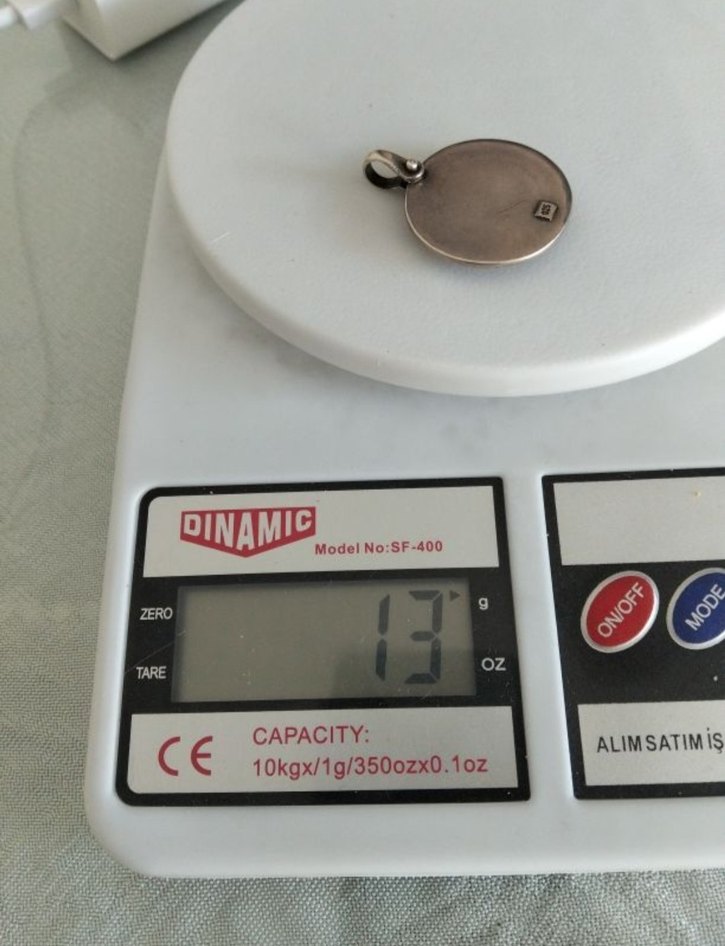 Akik Gümüş Kadın Kolye Ucu - Görsel 5