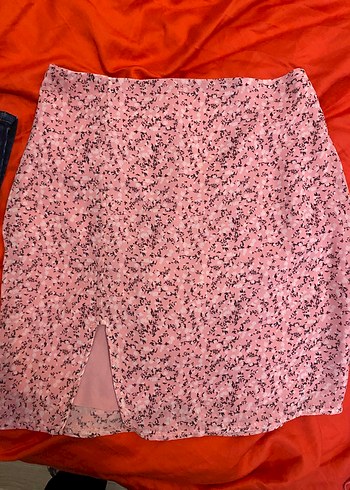 Trendyol & Milla Trendyol pembe crop etek takım