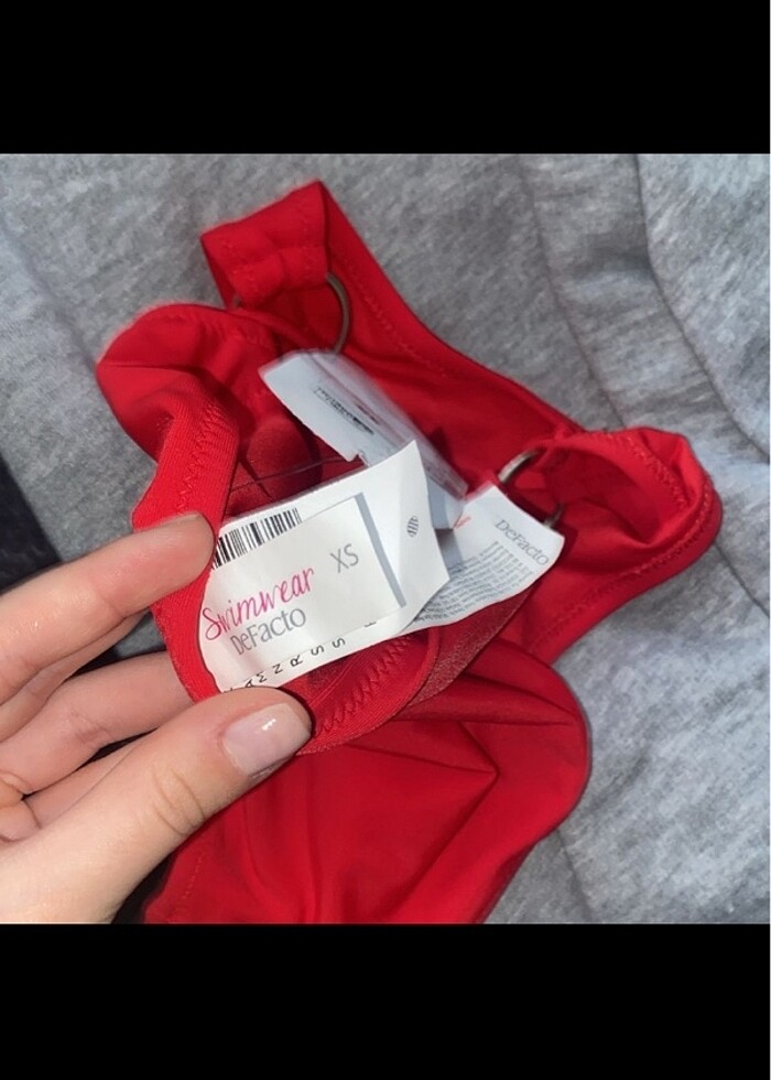 Defacto Kirmizi bikini alti - Görsel 3