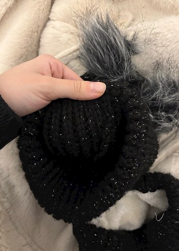 Kız çocuk ışıltılı boyunluk bere - Görsel 4