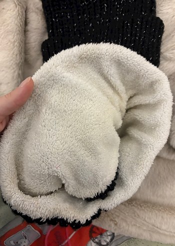 Kız çocuk ışıltılı boyunluk bere - Görsel 3