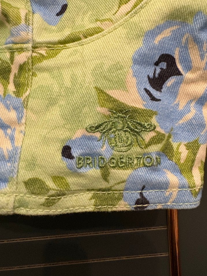 Stradivarius yeşil eski sezon üst Bridgerton - Görsel 2