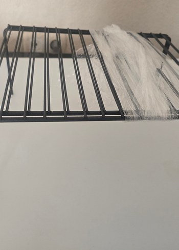 Siyah Metal Dolap Düzenleyici Raf - Görsel 2