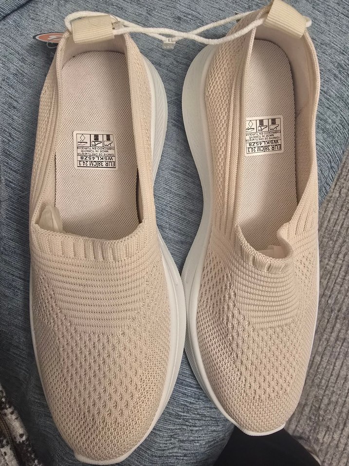 krem Kadın Spor Ayakkabı - Görsel 2