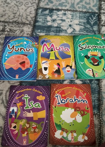  Beden Peygamber Öyküleri Seti: Yunus, Musa, Süleyman, İsa, İbrahim