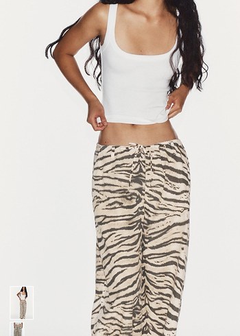 Zara Viral Zebra Pantolon