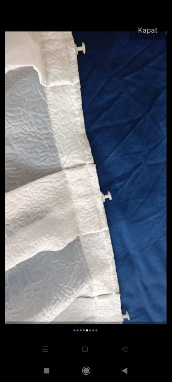 çok kaliteli perde eni 3 metre. boyu 2 metre. pileli perde - Görsel 4
