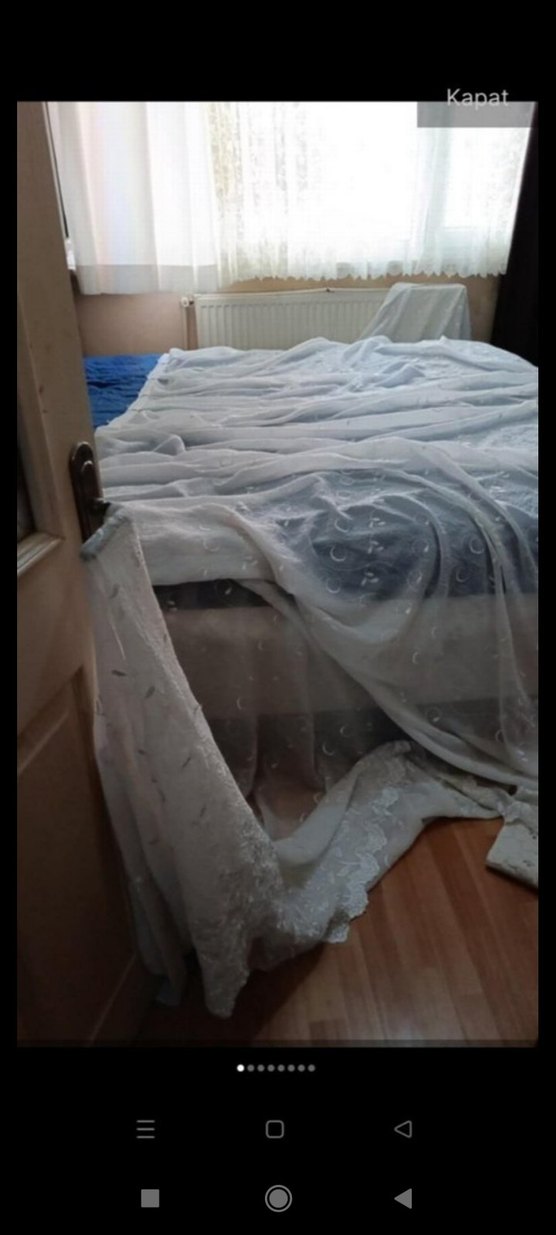 çok kaliteli perde eni 3 metre. boyu 2 metre. pileli perde - Görsel 5