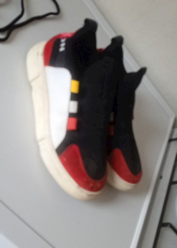 Renkli Kadın Spor Ayakkabı Velcro Detaylı - Görsel 6