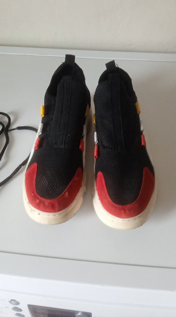 Renkli Kadın Spor Ayakkabı Velcro Detaylı - Görsel 2