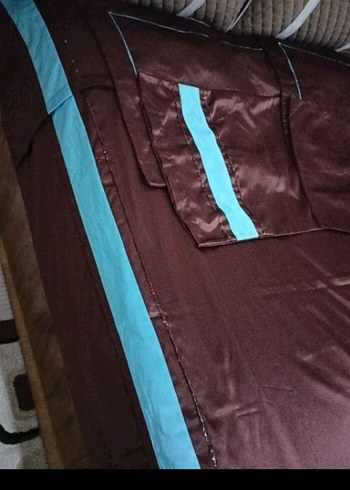 Kahverengi Düz Yatak Örtüsü - Görsel 2