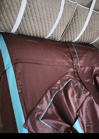 Kahverengi Düz Yatak Örtüsü - Görsel 6