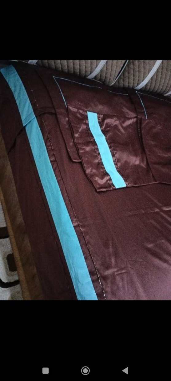 Kahverengi Düz Yatak Örtüsü - Görsel 2