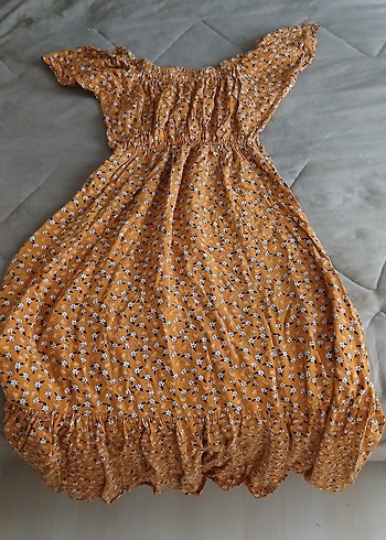 Kadın  Uzun Çiçekli  Elbise , S beden - Görsel 2