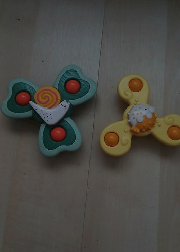 Renkli Bebek Diş Kaşıyıcı ve Çıngırak pervaneler - Görsel 2