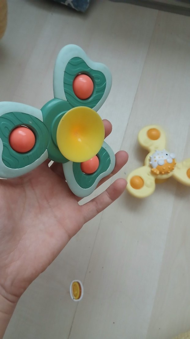 Renkli Bebek Diş Kaşıyıcı ve Çıngırak pervaneler - Görsel 3