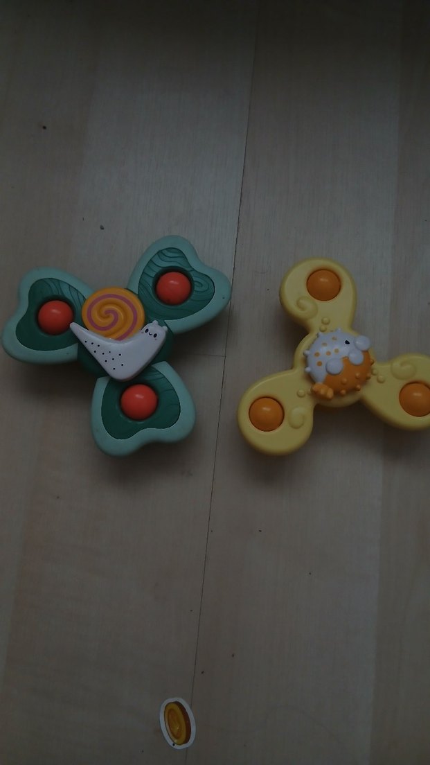 Renkli Bebek Diş Kaşıyıcı ve Çıngırak pervaneler - Görsel 2