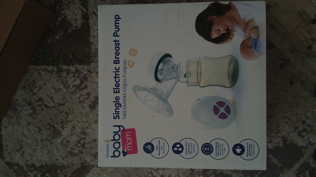 Babymom Elektrikli Göğüs Pompası Beyaz - Görsel 2