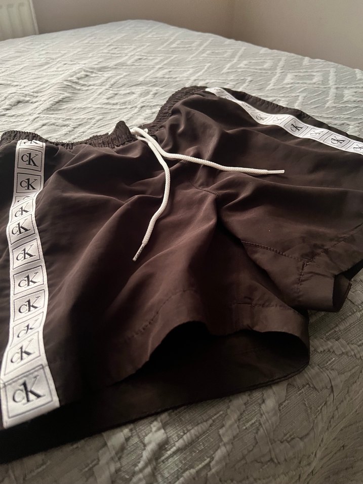 Siyah Erkek Midi Yüzme Şortu Orjinal - Görsel 3