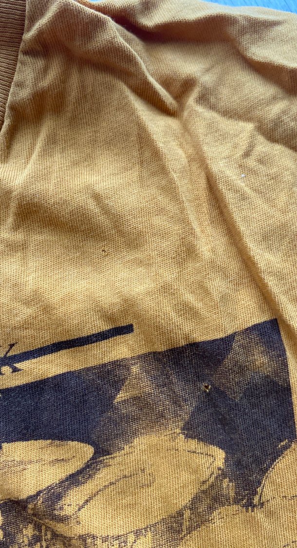 Sarı Baskılı Erkek Tişört - Görsel 4