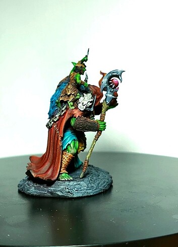  Ork warlock reçine baskı