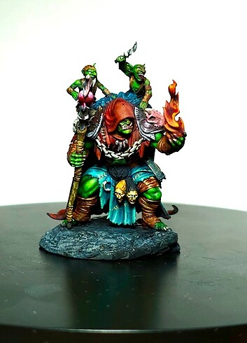Ork warlock reçine baskı