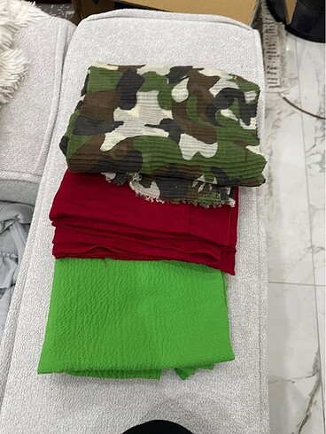 3 adet şal