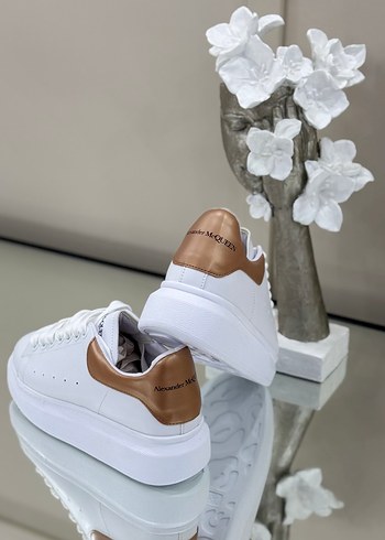 Beyaz Kadın Spor Ayakkabı Platform Topuklu - Görsel 3