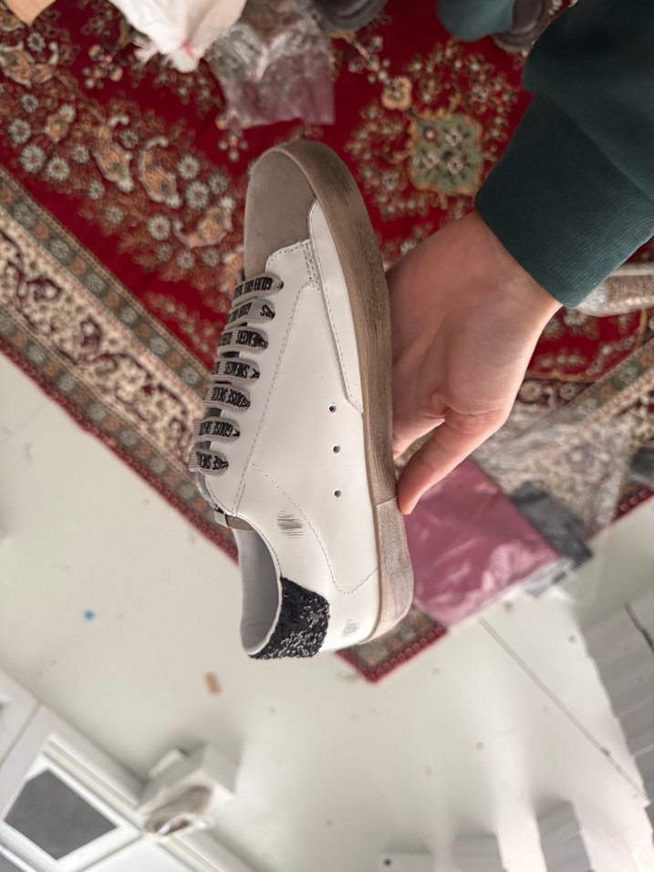 Beyaz Kadın Yıldızlı Spor Ayakkabı - Görsel 3