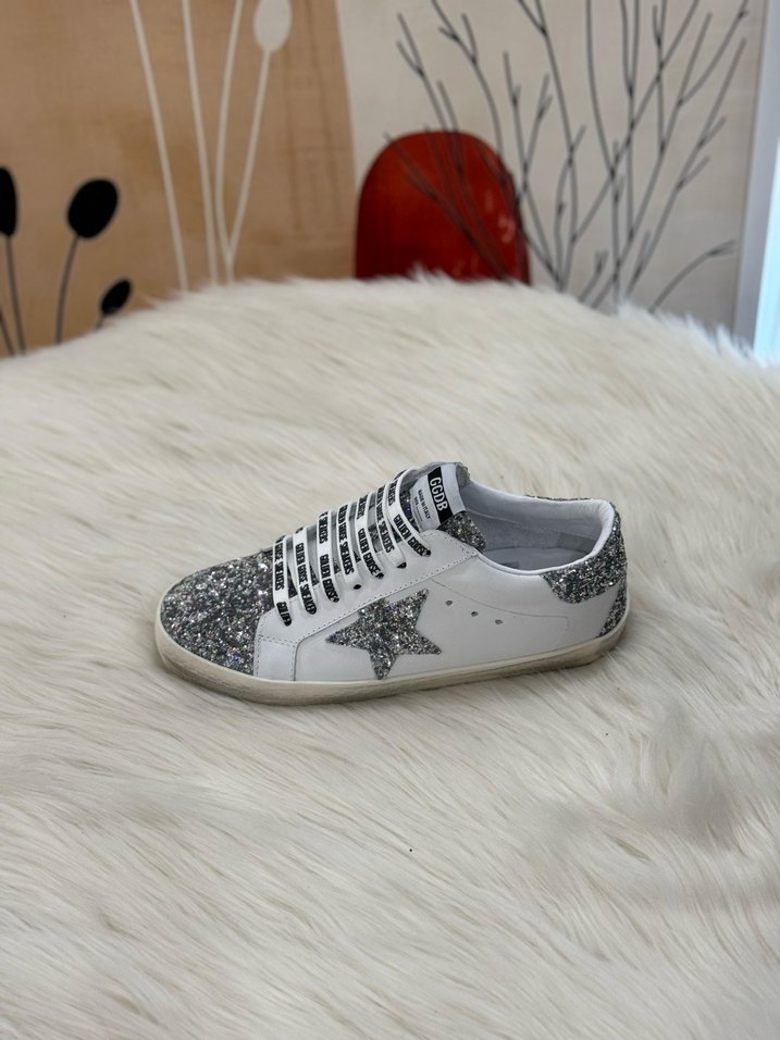 Beyaz Payetli Kadın Sneaker - Görsel 4